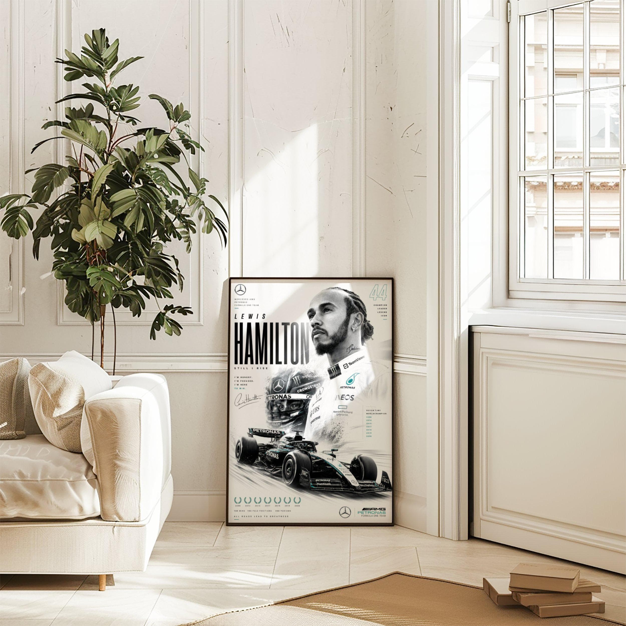 Lewis Hamilton F1 Poster wall art — image 1