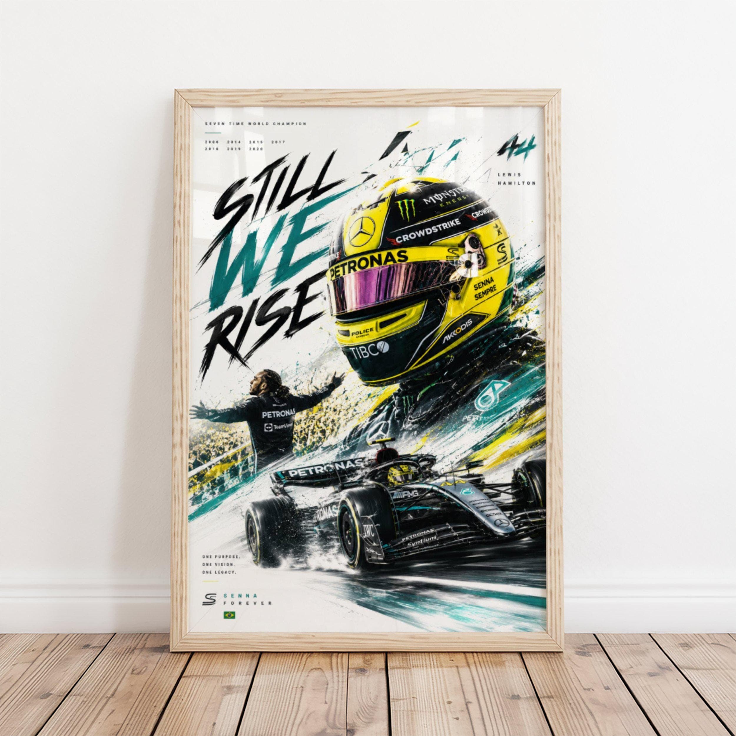 Lewis Hamilton F1 Poster wall art — image 1