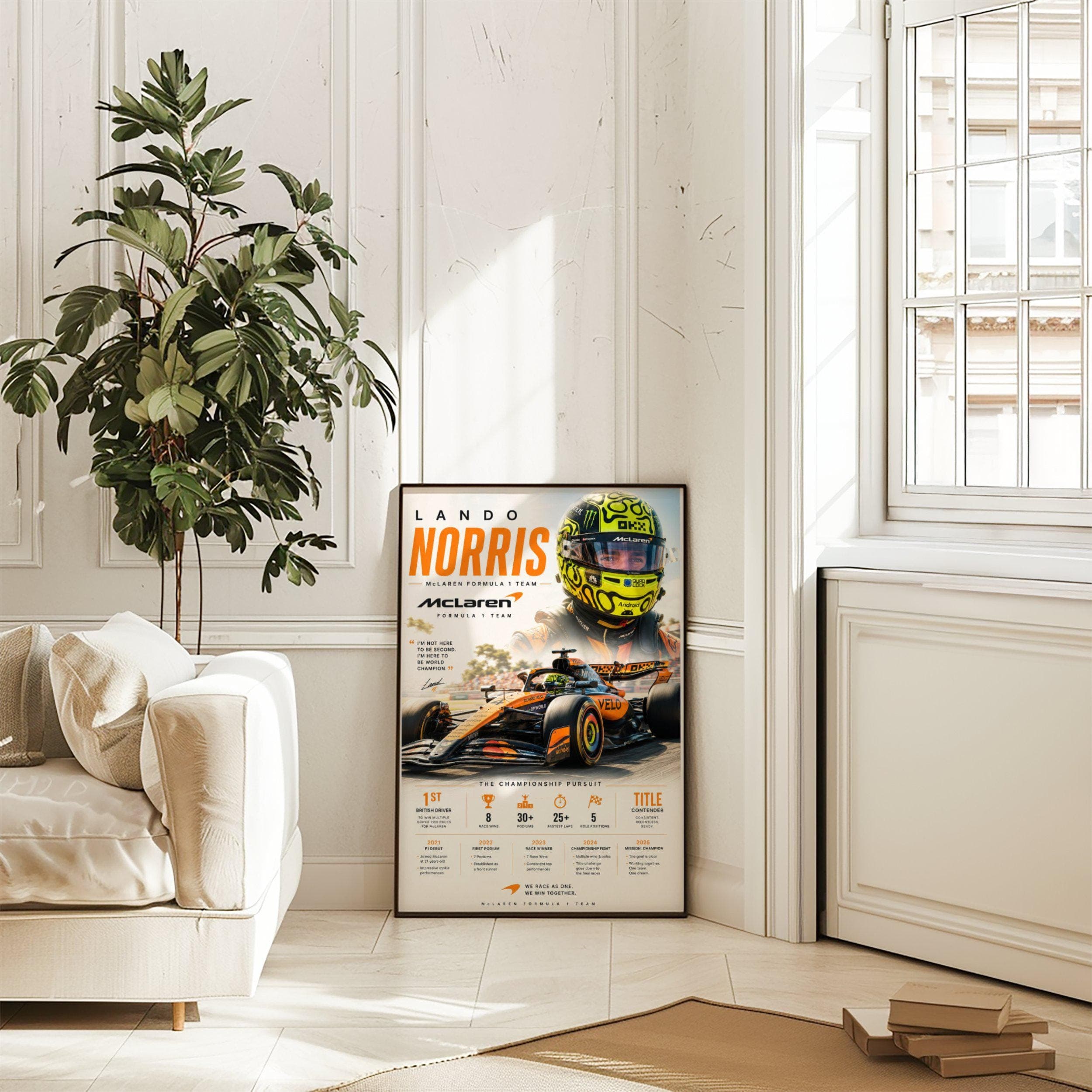 Lando Norris F1 Poster wall art — image 1