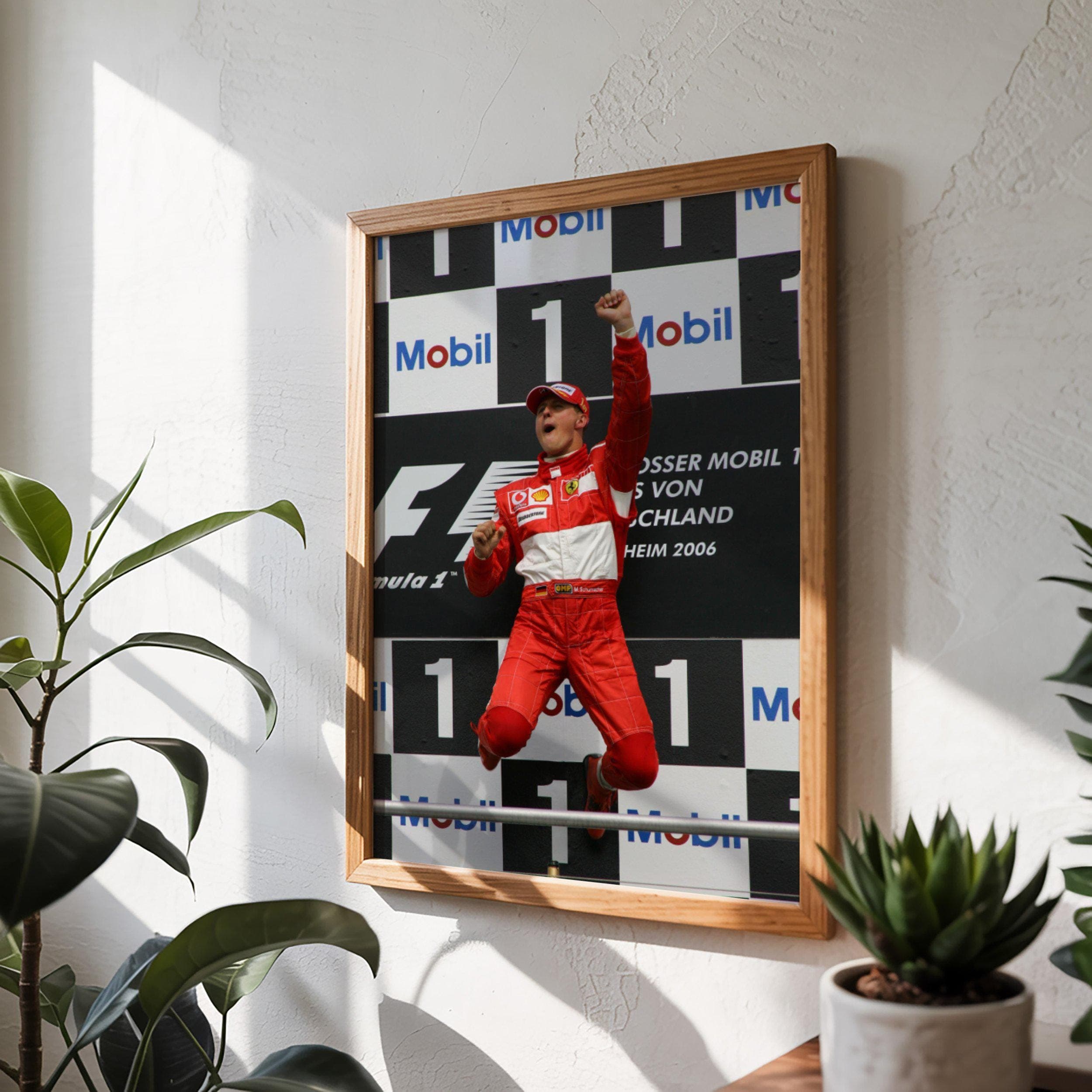 Michael Schumacher Ferrari Poster wall art — image 1