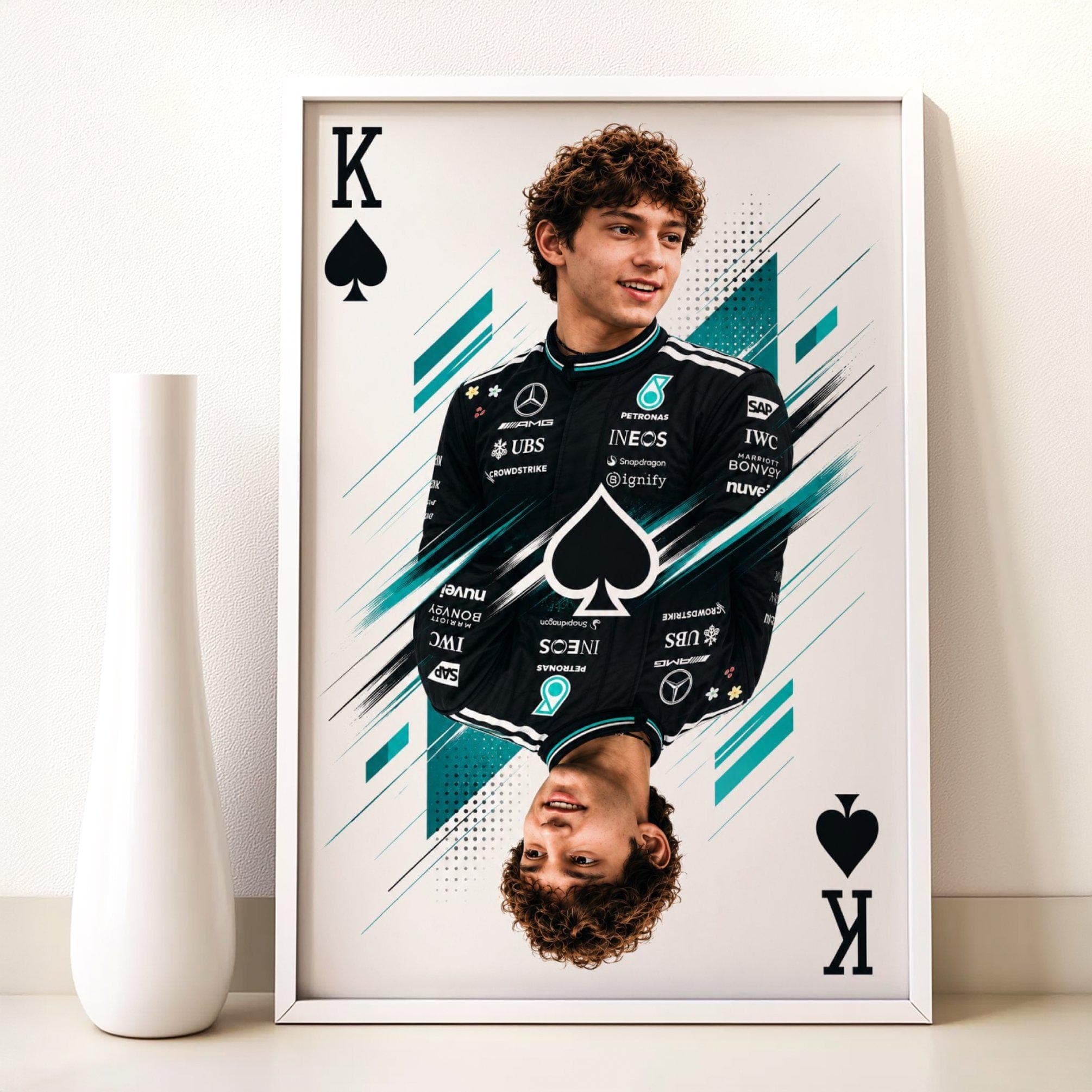 Kimi Antonelli King of Formula 1 Poster wall art — image 1