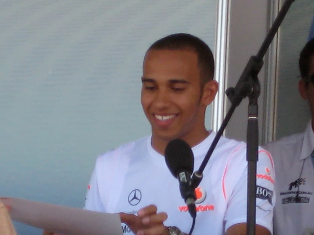 Lewis Hamilton during the 2008 Australian Grand Prix