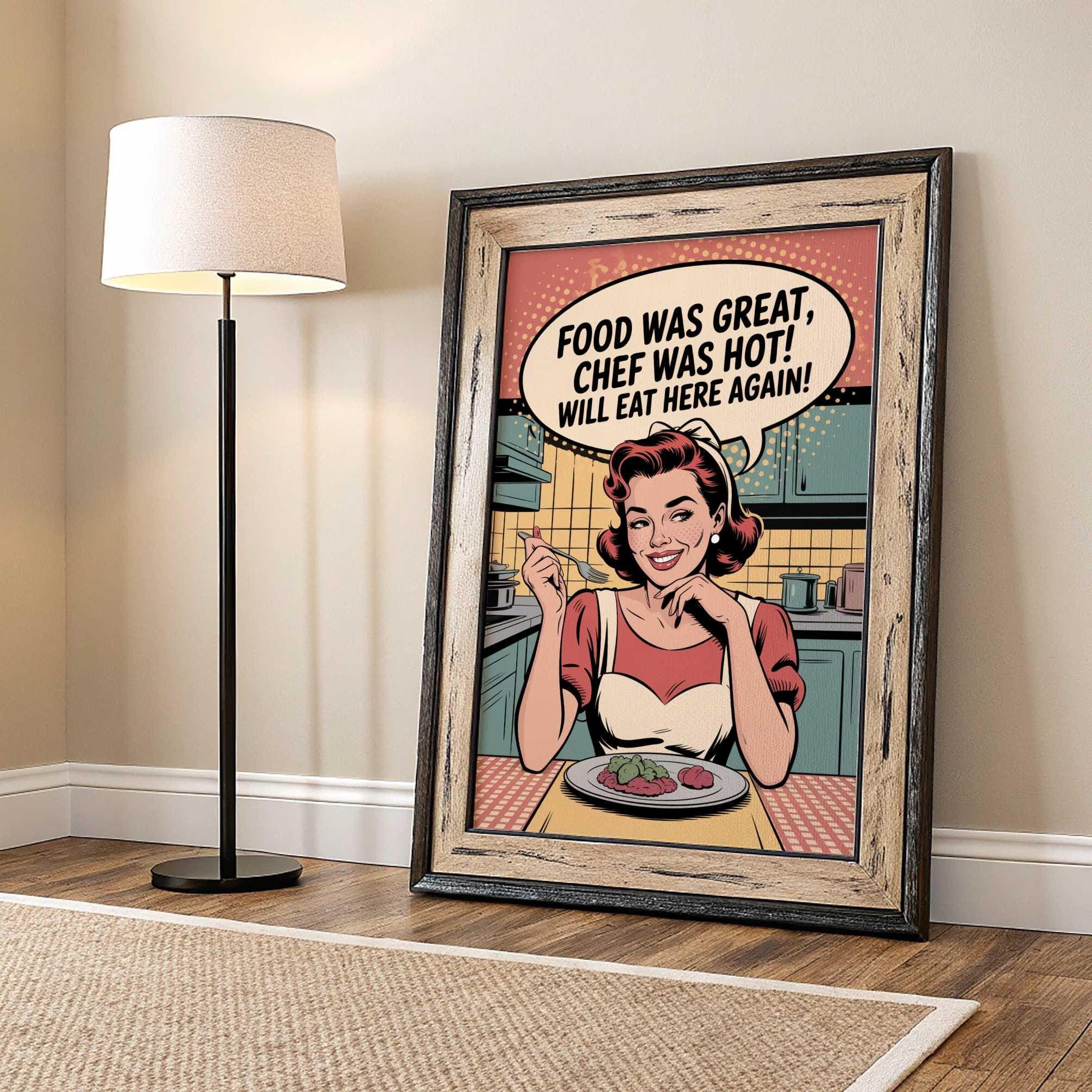 Retro Kitchen Wall Art wall art