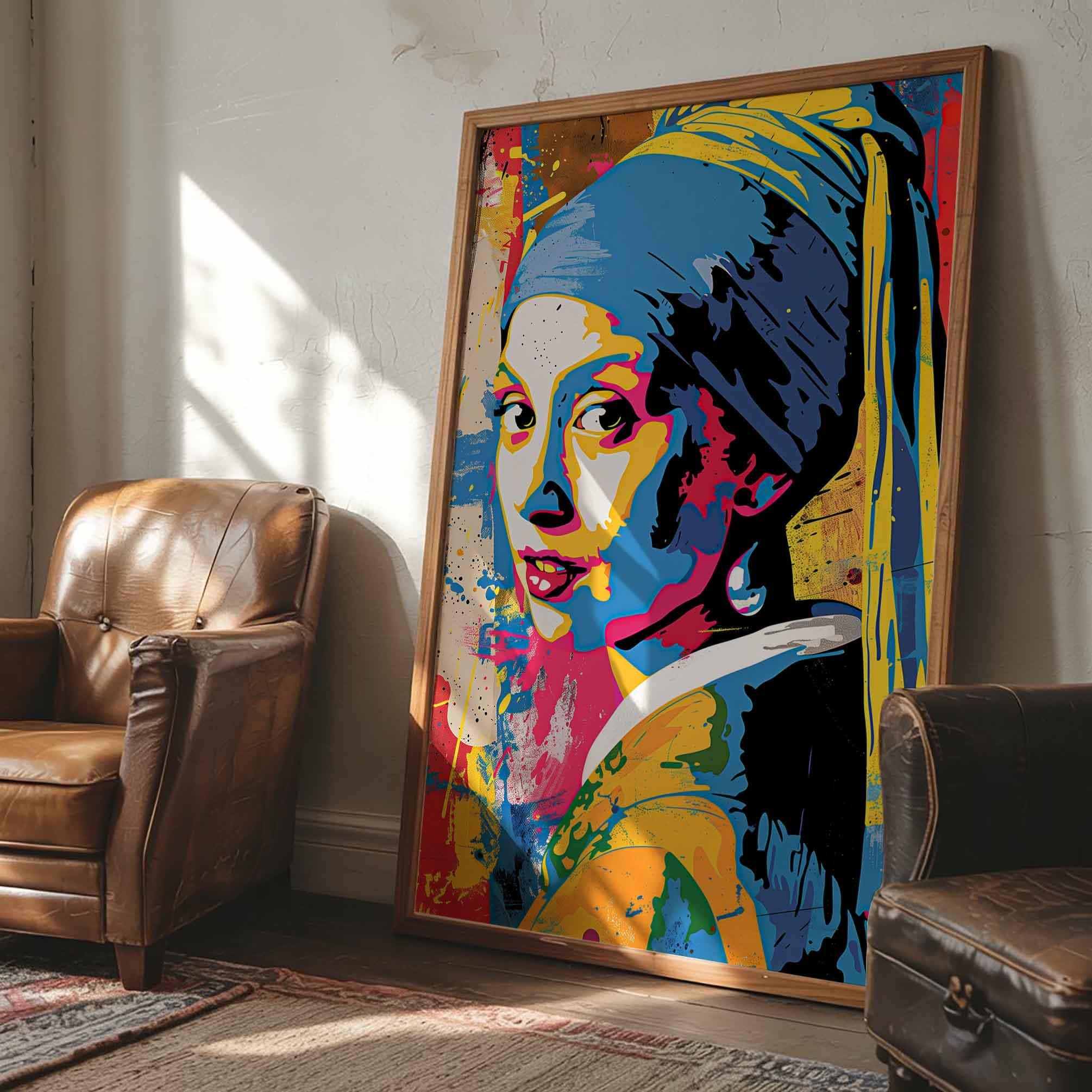 Girl With Pearl Earring Poster Print: Renaissance Painting Canvas Wall art