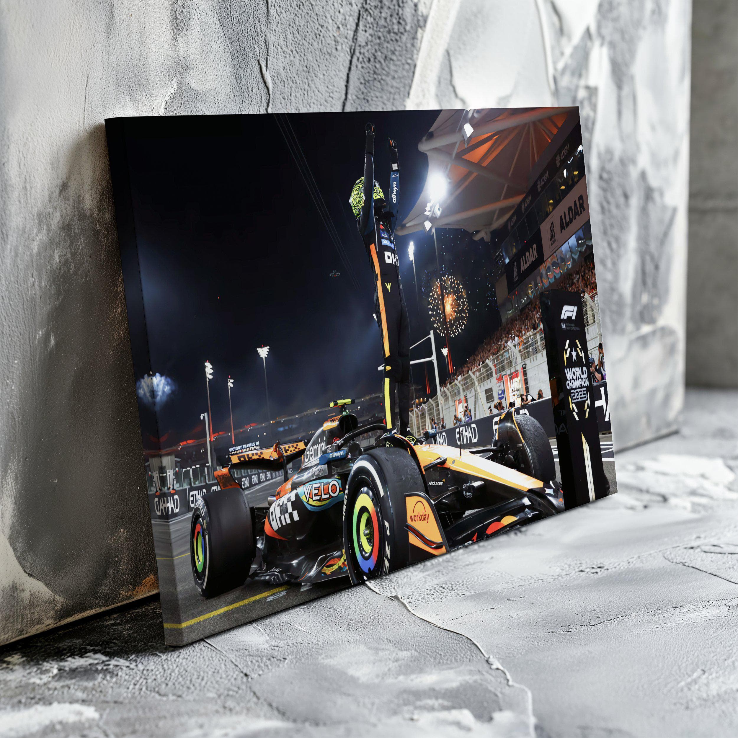 McLaren Formula 1 World Champion Poster wall art