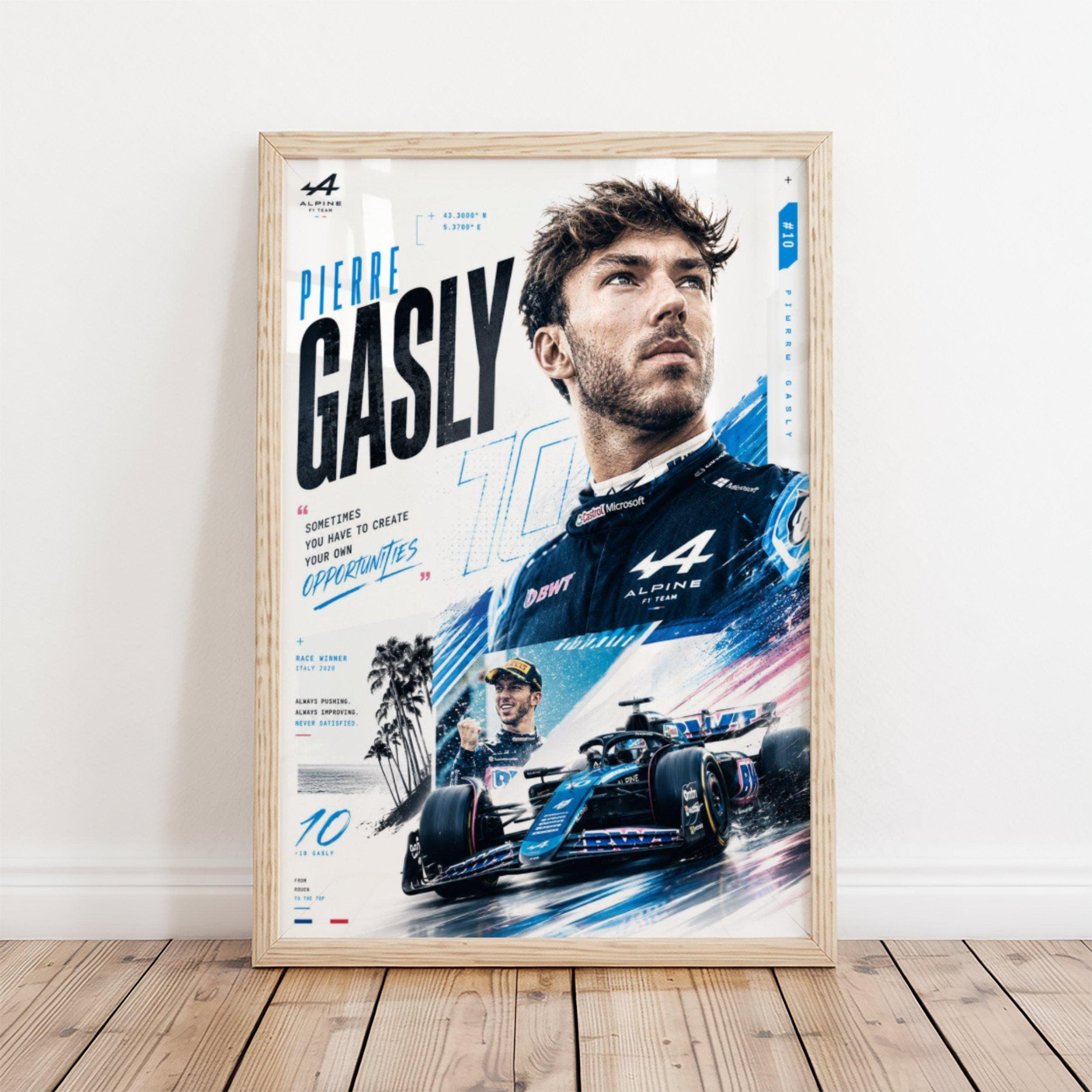 Pierre Gasly F1 Poster wall art — image 1