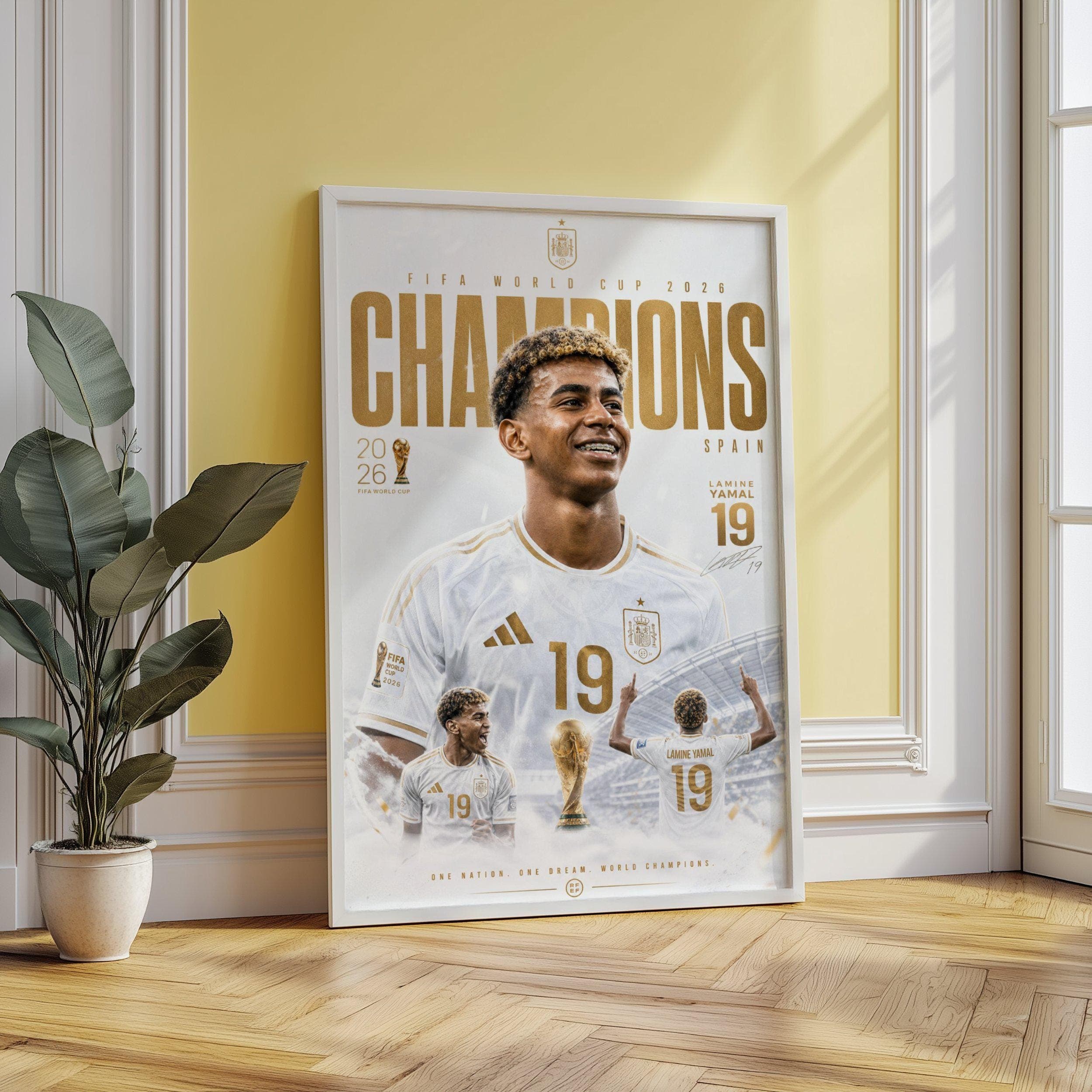 Lamine Yamal Spain 2026 Poster wall art