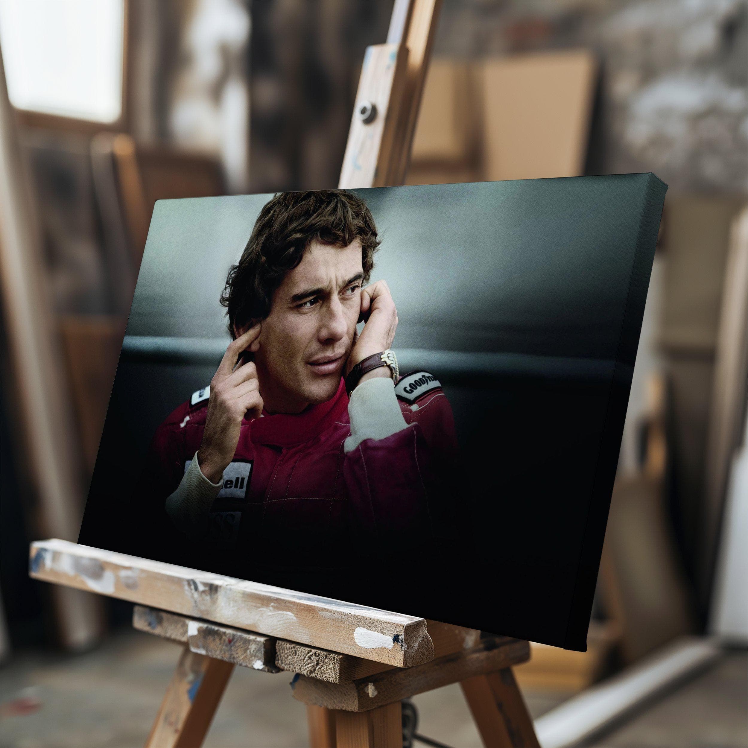 Ayrton Senna poster wall art — image 1
