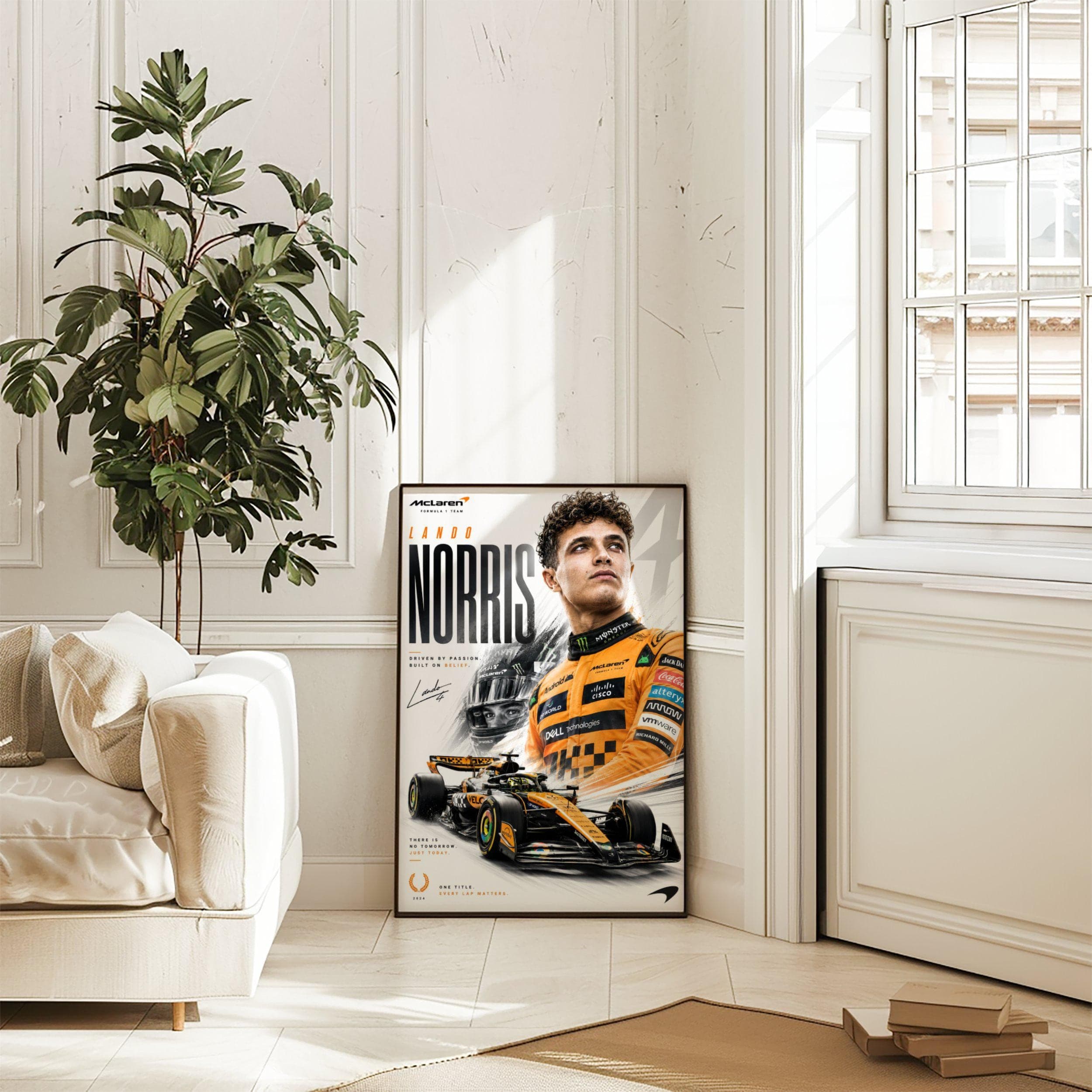 Lando Norris F1 Poster wall art — image 1