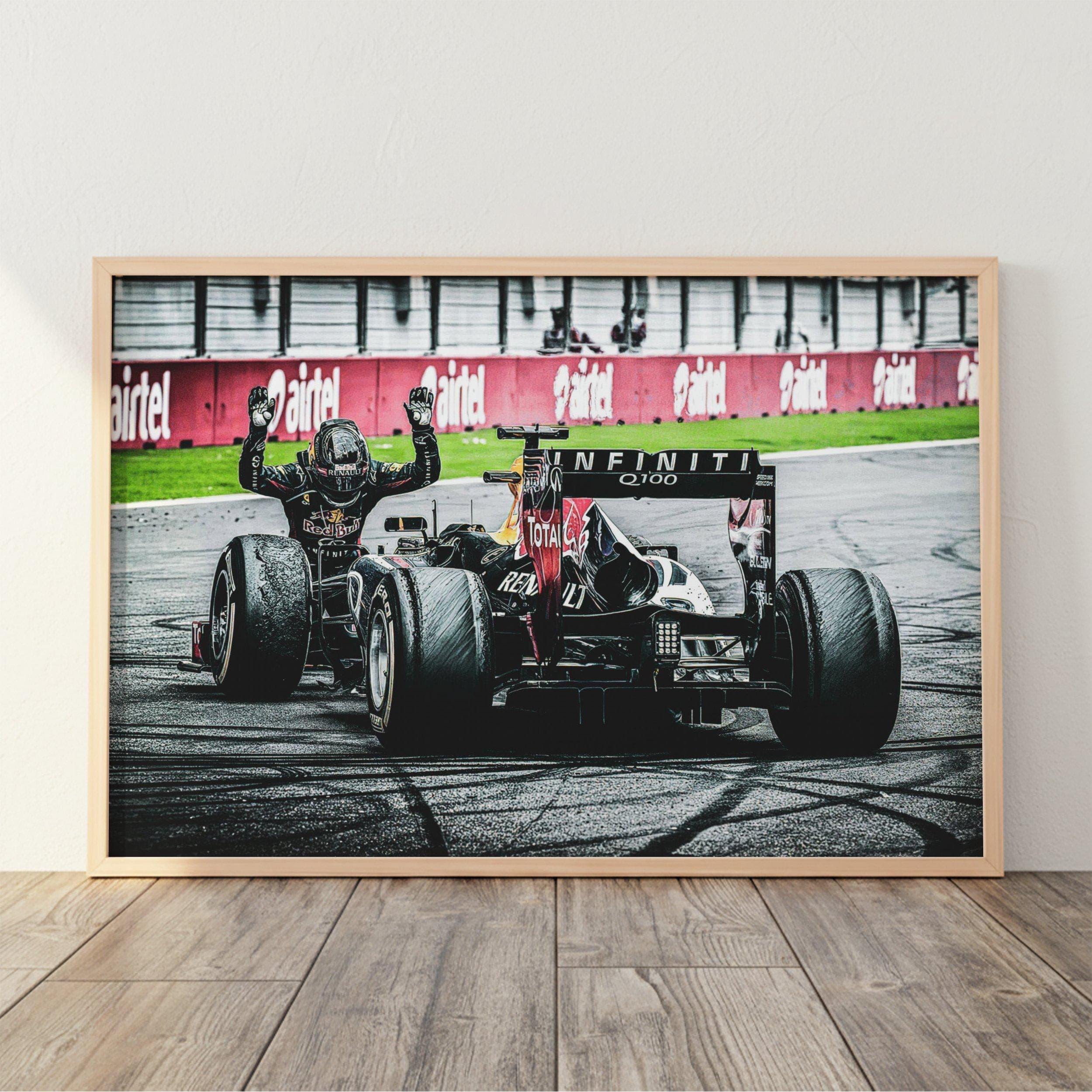 Sebastian Vettel Red Bull Racing Poster wall art — image 1