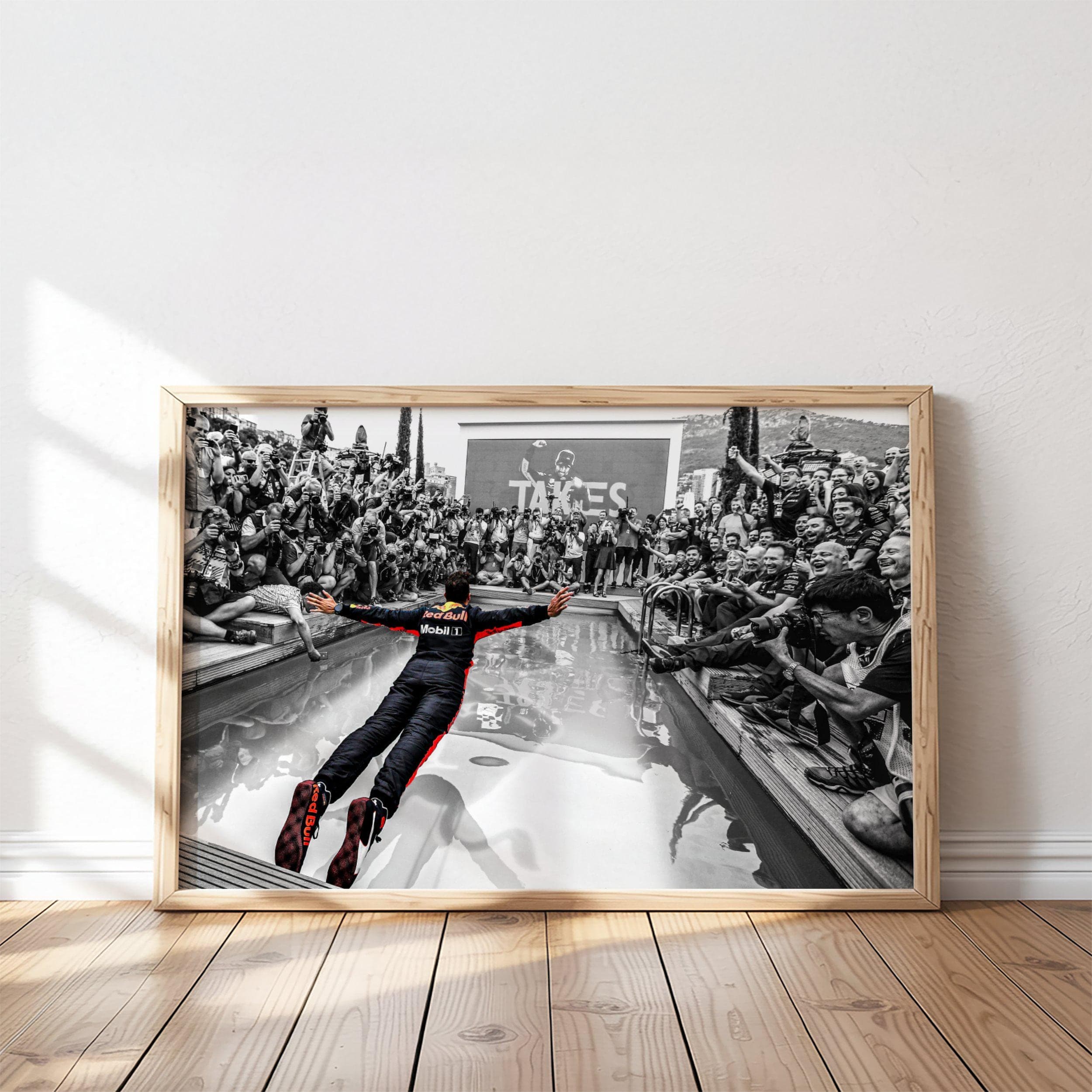Daniel Ricciardo F1 Poster wall art