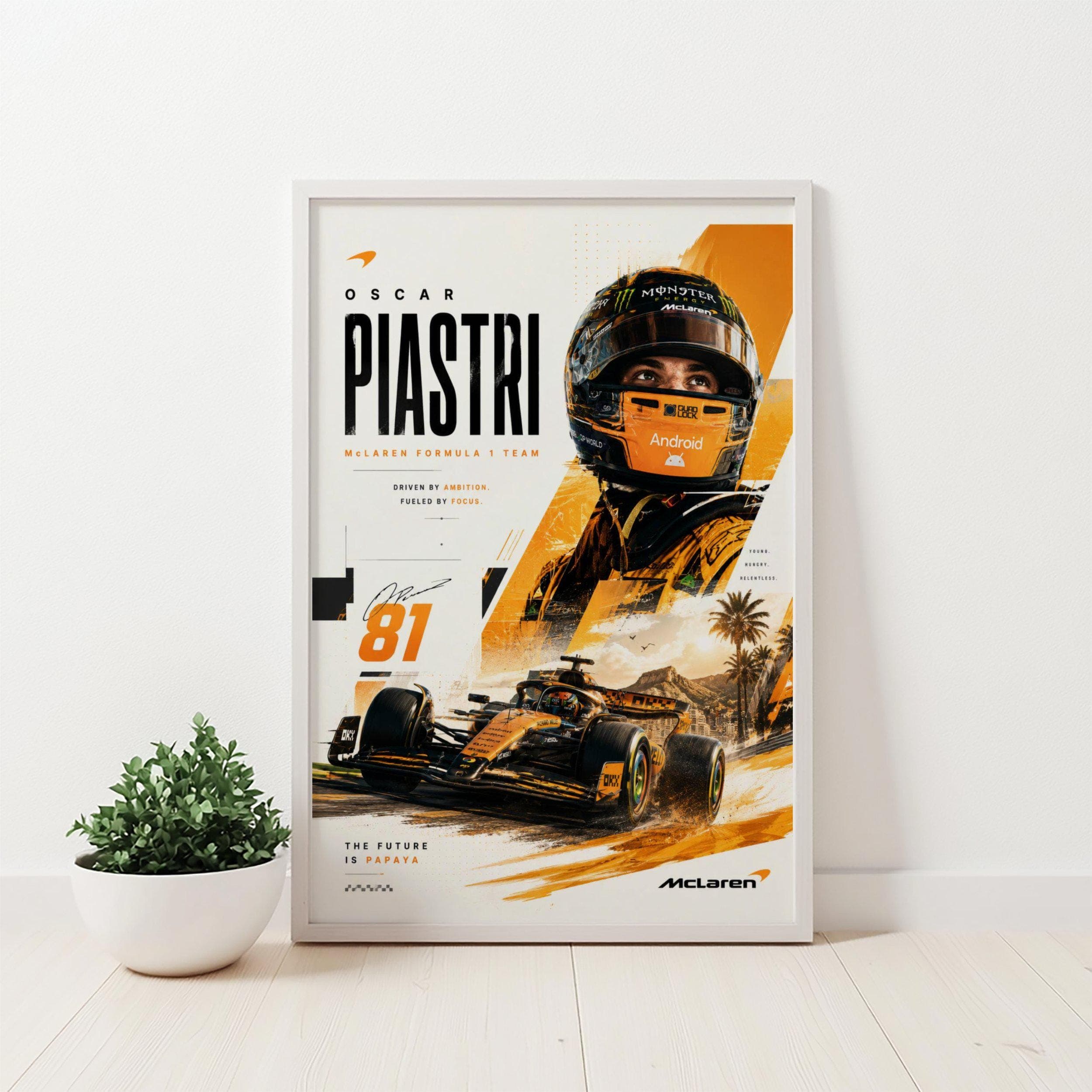 Oscar Piastri F1 Poster wall art — image 1