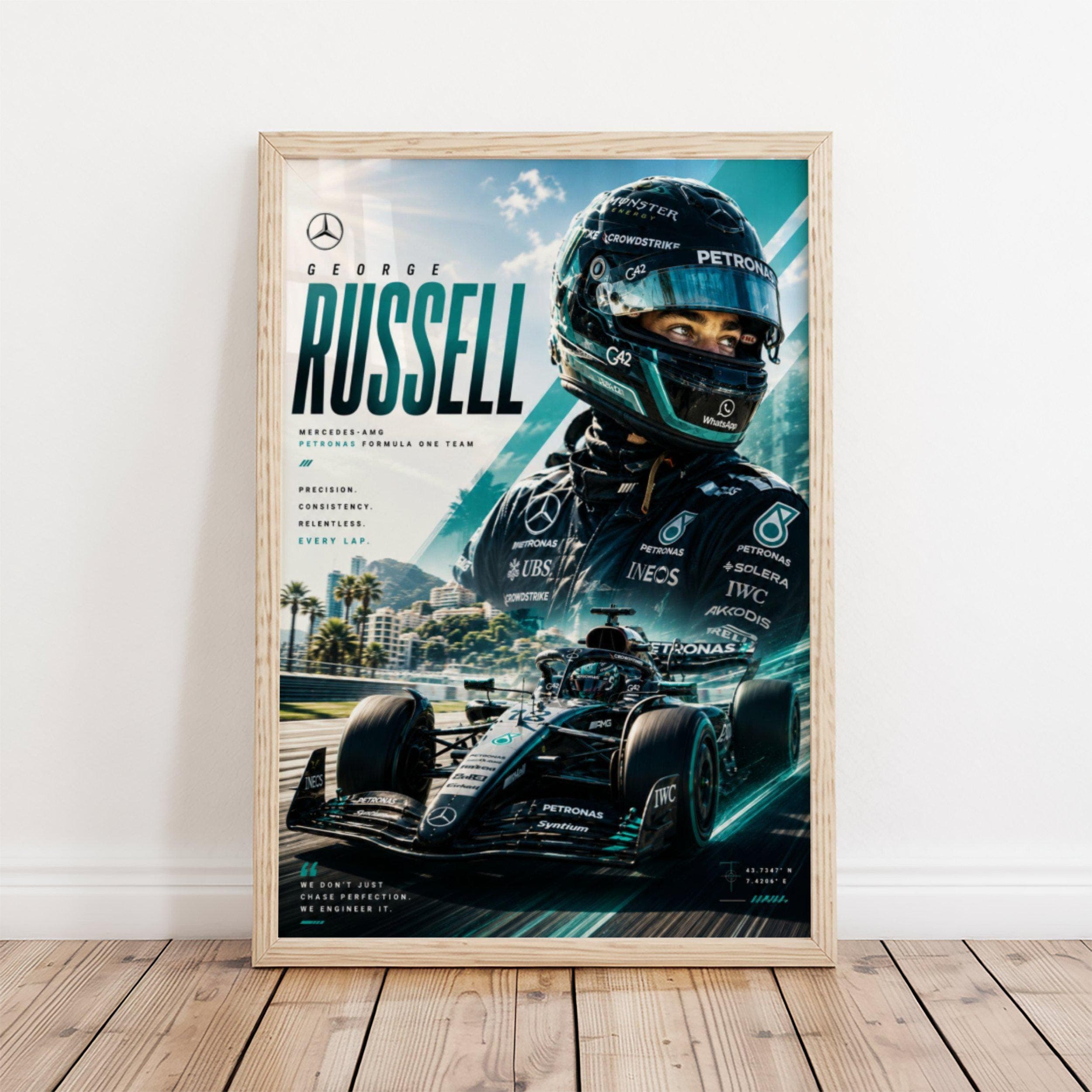 George Russell F1 Poster wall art — image 1