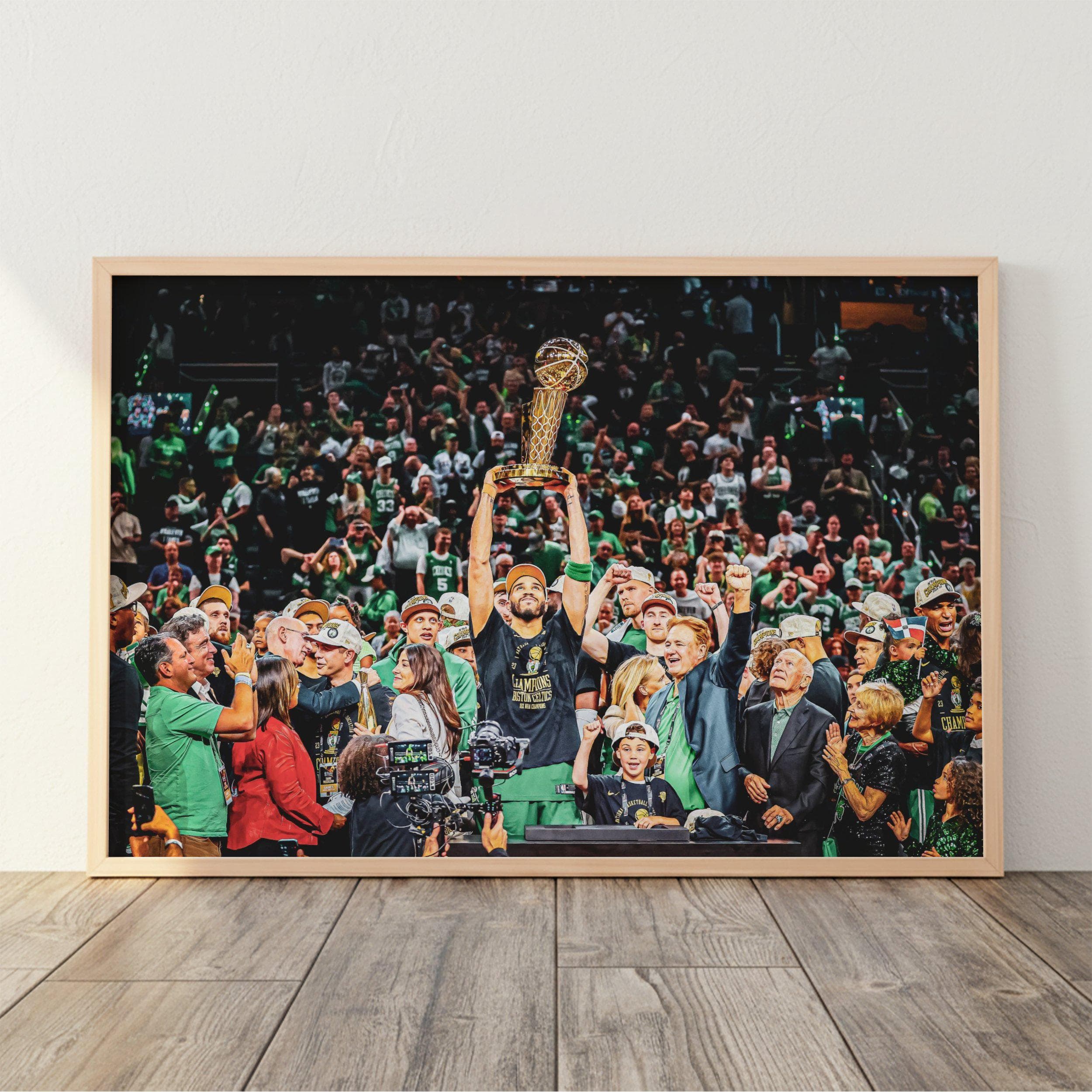 Boston Celtics Championship Poster | NBA Finals Wall Art | Basketball Fan Gift