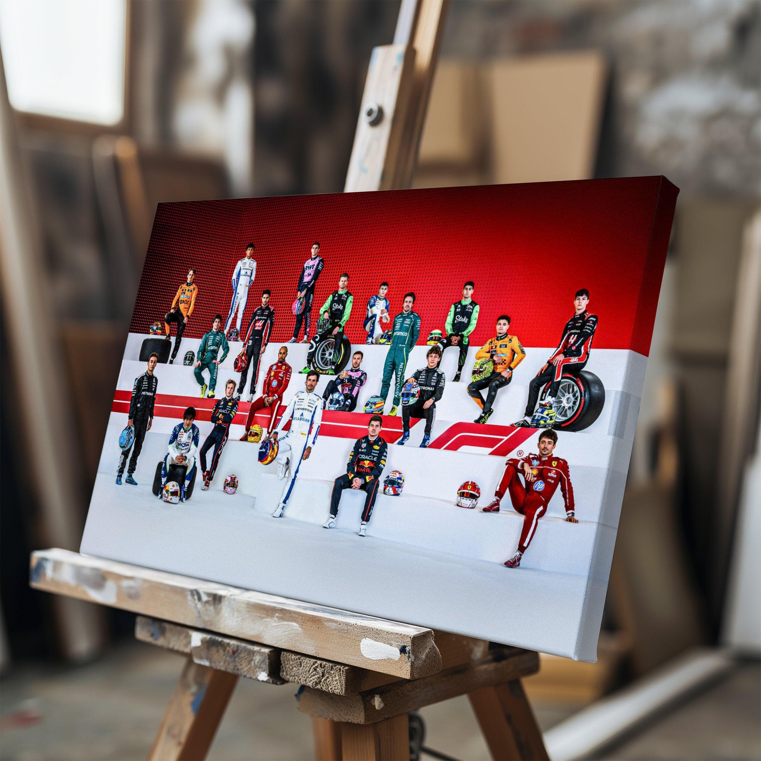 Formula 1 Drivers Poster 2025 F1 Grid Wall Art wall art — image 1
