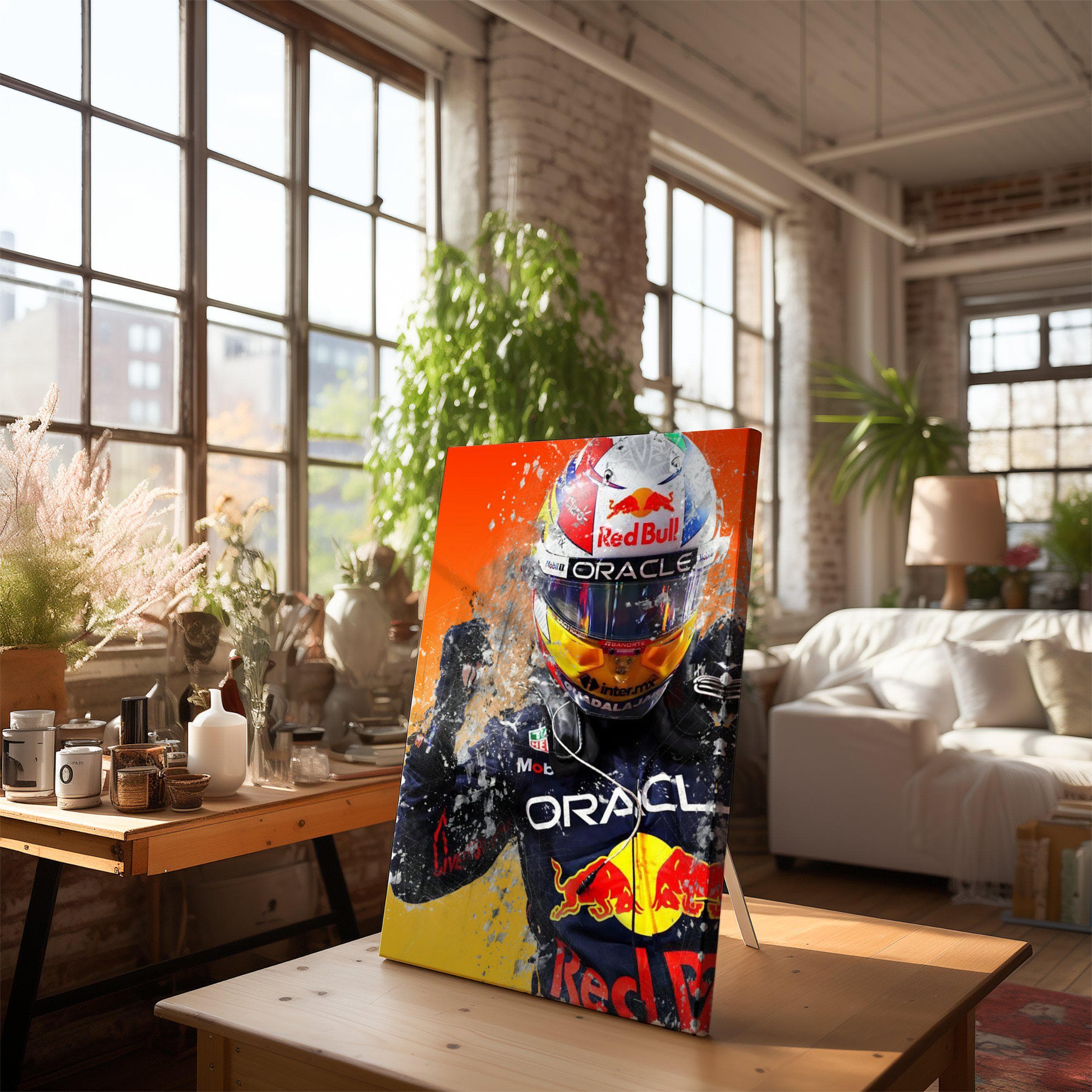 Sergio Perez Red Bull Racing Poster wall art